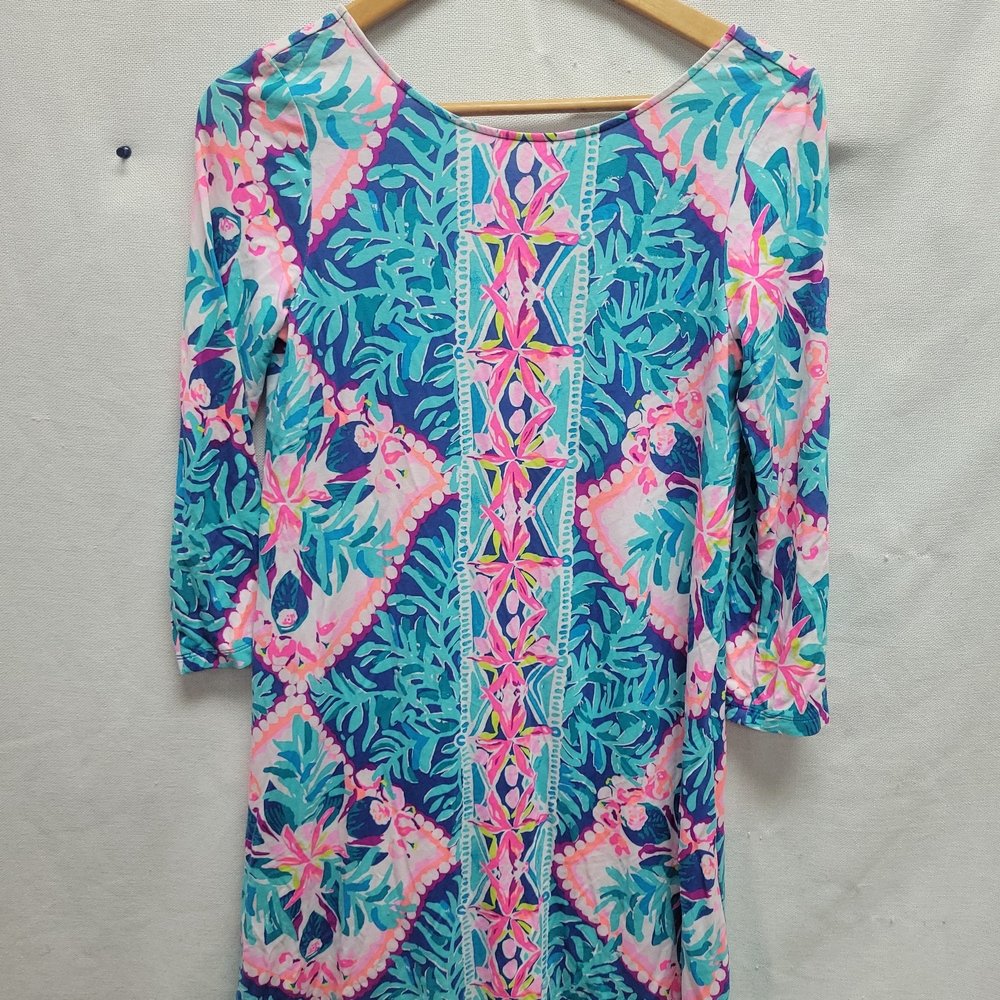 Lilly Pulitzer Pink and Blue Long Sleeve Top